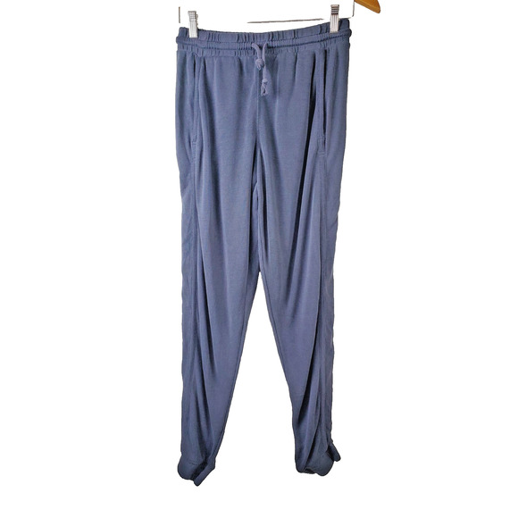 Free People MOVEMENT Back Into It Joggers Black Womens Small Gray Modal Light - Picture 2 of 14